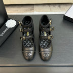 CC 25S Mary Jane 70mm Triple Strap Calfskin