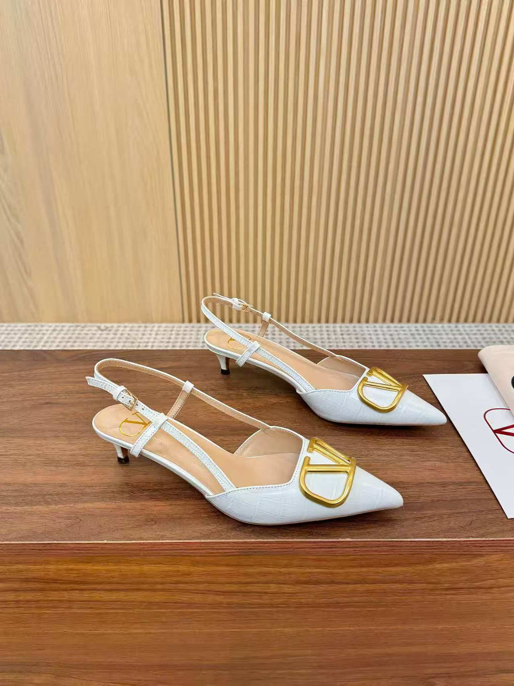 Valentino Five-Colors Open-back Slingback 40 in Cow Patent