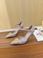 Valentino Seven-Color Open-Back Slingback 75 in Cow Patent