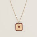 ADC GOLD NECKLACE LEATHER