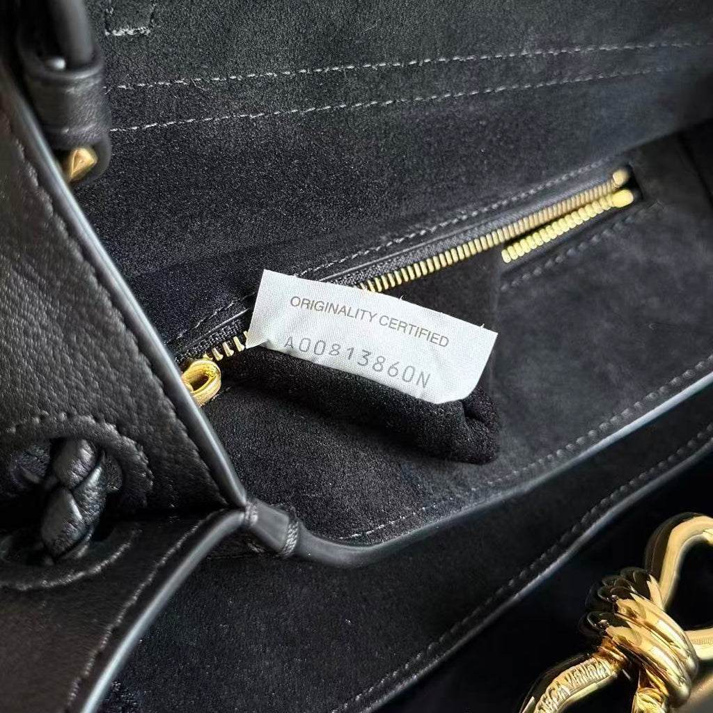 BV Ciao Ciao Medium Bag 26cm In Black Leather