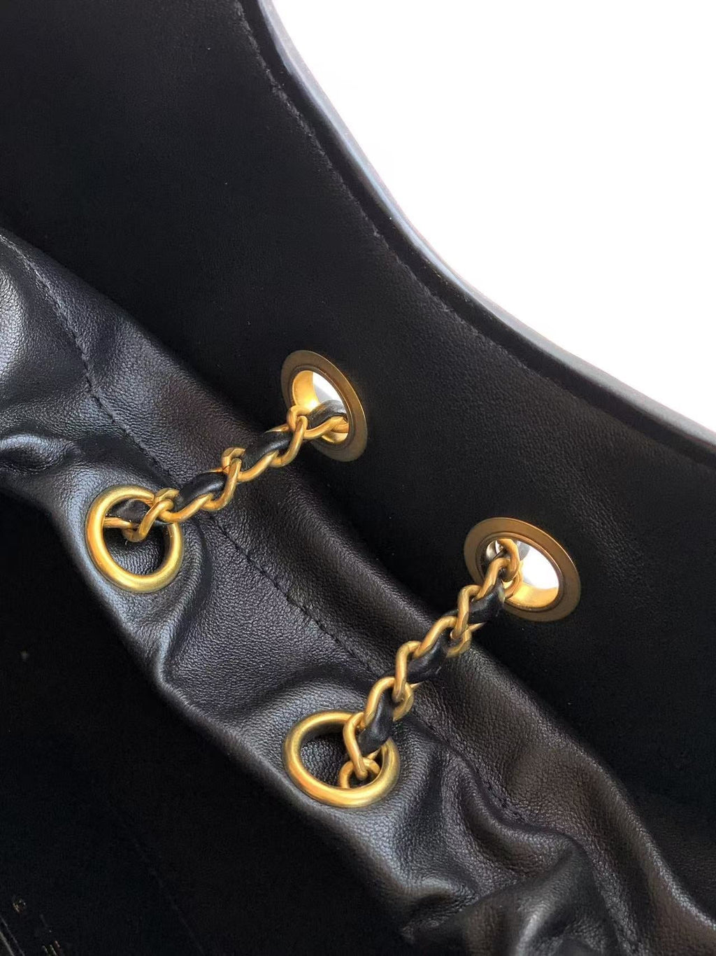 CC SS 2026 Small Shopping Bag Black Lambskin