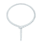 SERPENTI SILVER DIAMOND NECKLACE