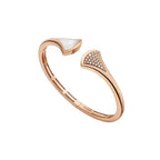 DREAM BRACELET OPEN PINK GOLD MOP DIAMOND