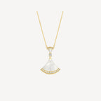 DREAM NECKLACE MOP GOLD DIAMOND