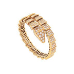 SERPENTI BRACELET 8MM GOLD DIAMOND