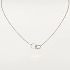 LOVE NECKLACE PINK GOLD AND SILVER