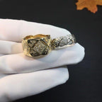 CRUSH RING GOLD DIAMOND