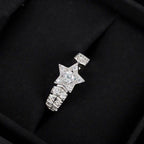 COMETE RING SILVER DIAMOND