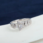 COMETE RING SILVER DIAMOND