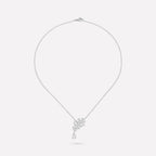 PLUME DE PEARL NECKLACE SILVER DIAMOND