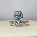 JOSEPHINE RING TURQUOISE SILVER DIAMOND
