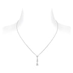 JOSEPHINE SILVER DIAMOND NECKLACE