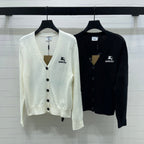 Burberry 25 V-neck Long-sleeved Cardigan Wool