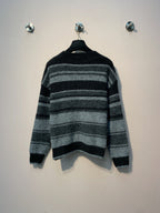 Chanel 25 Knitted V-Neck Button-Up Cardigan Wool 320070