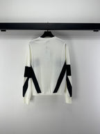 Chanel 2025 Long-sleeved Shirt Black and White Wool 329217