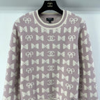 Chanel 2025 Double-C bow Knit Sweater Cashmere 329230