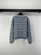 Chanel 2025 Double-C bow Knit Sweater Cashmere 329230