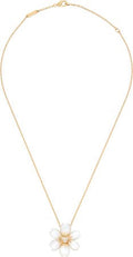 WHITE ROSE PEDANT NECKLACE