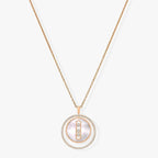 LUCKY MOVE MM NACRE BLANCHE DIAMOND NECKLACE