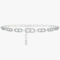 CHOKER MOVE UNO MULTI SILVER DIAMOND NECKLACE