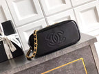 CC SS 2026 Small Shopping Bag Black Lambskin
