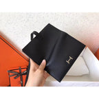 HM Black Epsom Bearn 17,5 Gusset Wallet