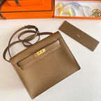 Kelly Danse II 22cm Brown Evercolor Leather Ghw