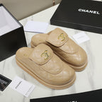 CC Dad Sandal Mule Quilted Calfskin