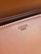 TEEN TRIOMPHE 18 ALL BROWN CALFSKIN GOLD HARDWARE