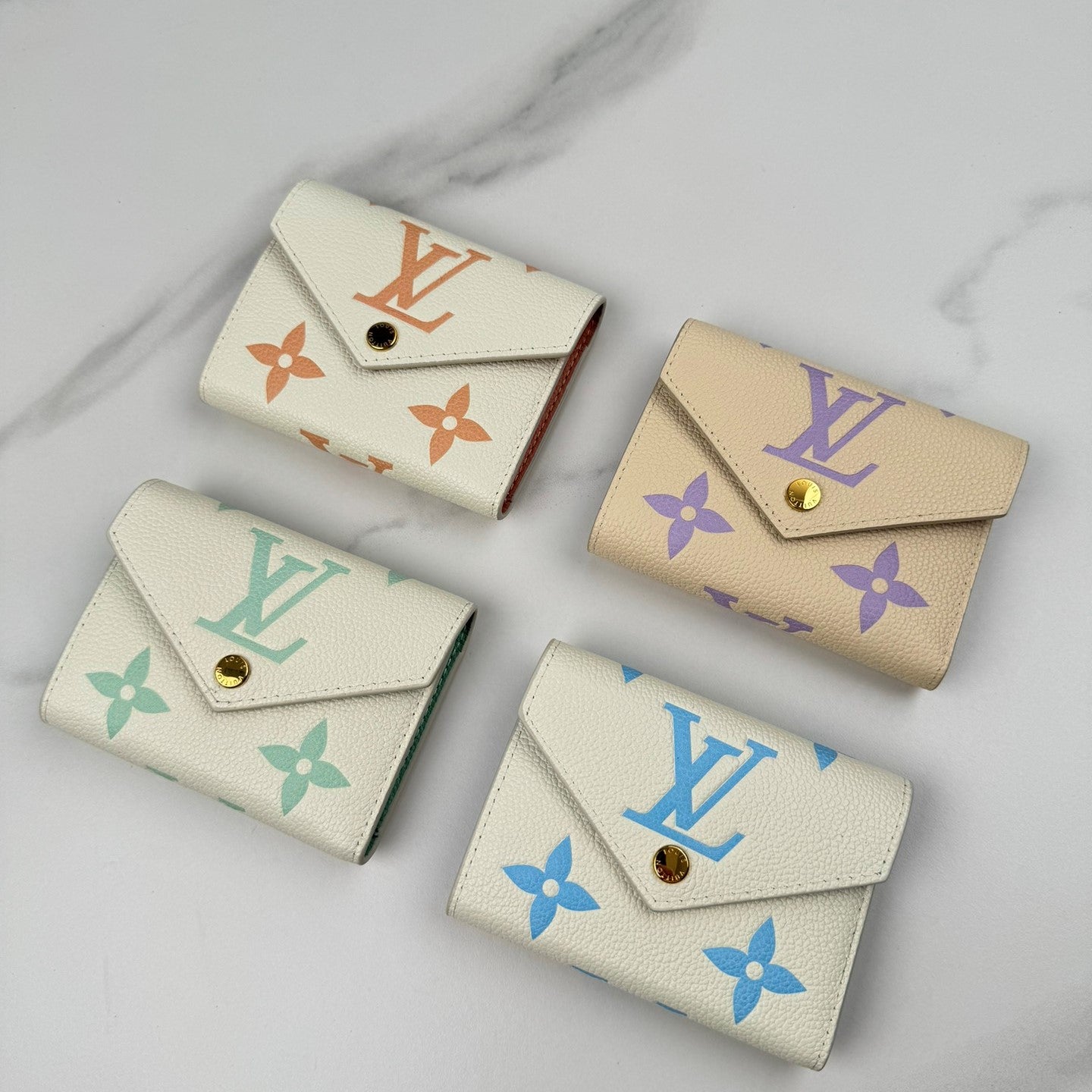 LV M82925 Victorine Wallet Monogram Empreinte Grain Leather 221531