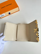 LV Capucines Compact Wallet Taurillon & Cowhile GHW