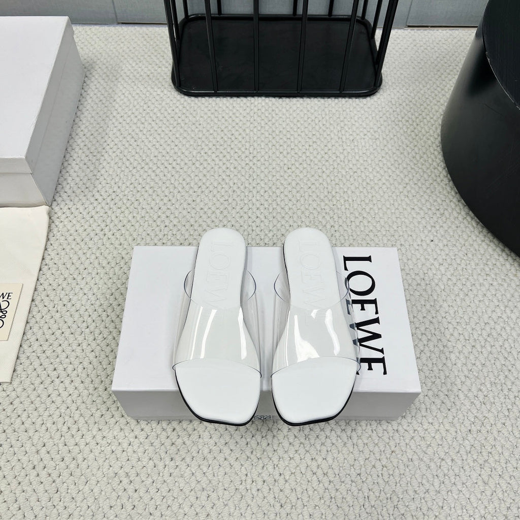 Loewe 25 Transparent Slide PVC Sheepskin 211983