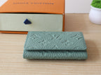 LV Envelope Business Card Holder Monogram Grained Taurillon Cowhide