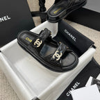 CC 25S Dad Sandal Mule Calfskin Mop Logo
