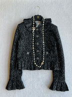 CC 25 Set Tweed Black Polyester Wool