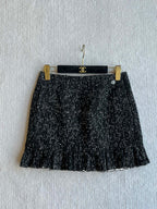 CC 25 Set Tweed Black Polyester Wool