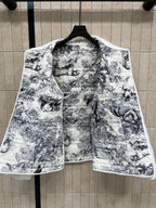 Dior 2025 Jacket Black and White Polyester