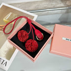 Miu Miu Trick keyring Calfskin Bag Charm