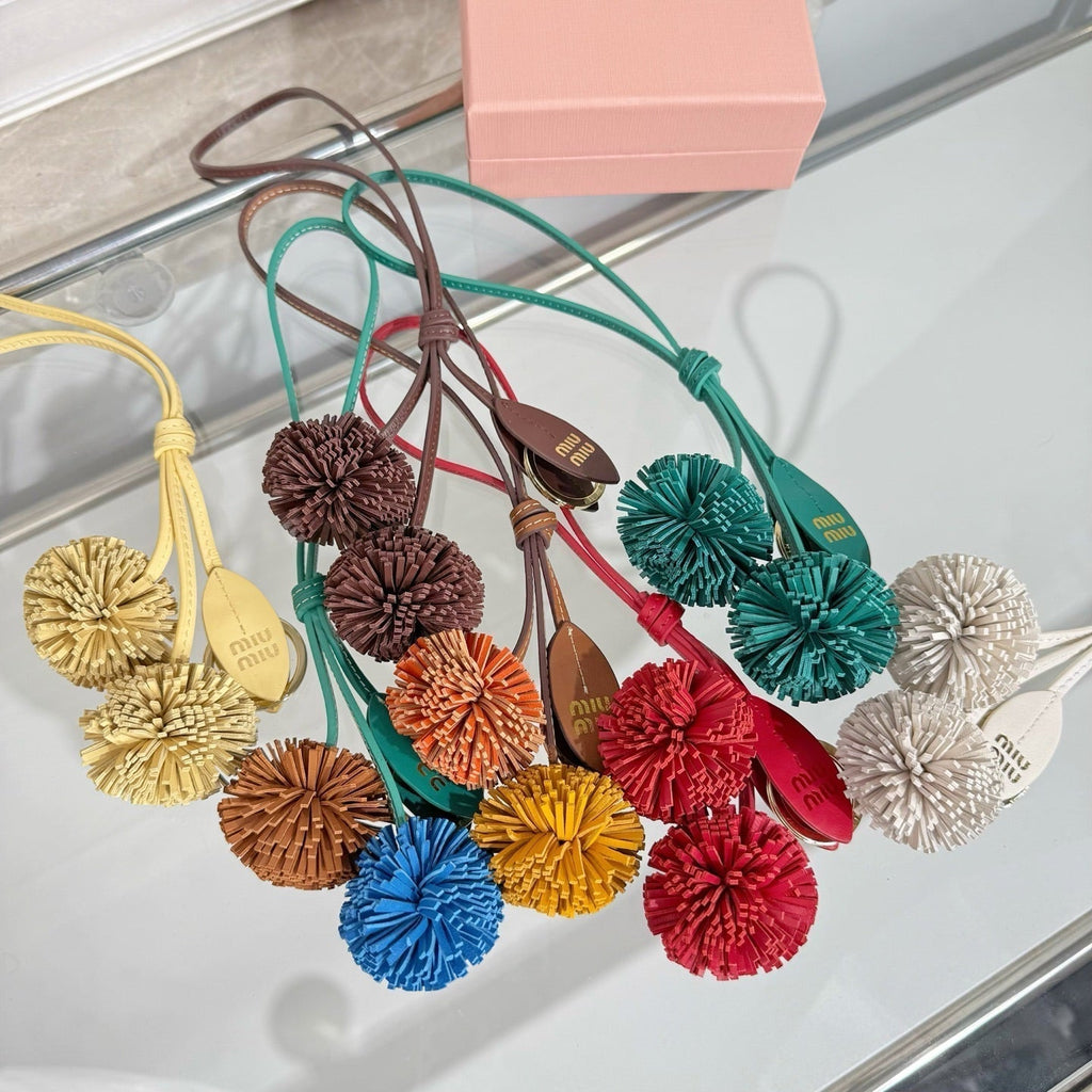 Miu Miu Trick keyring Calfskin Bag Charm