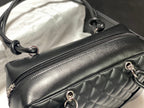Chanel 2026 Cambon Ligne Bowler Bag 18cm Quilted Leather 348252