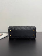 Chanel 2026 Hobo Bag 22cm Black in Straw Weaving