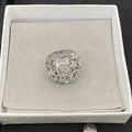 Chanel Star & CC Logo Openwork Silver Ring