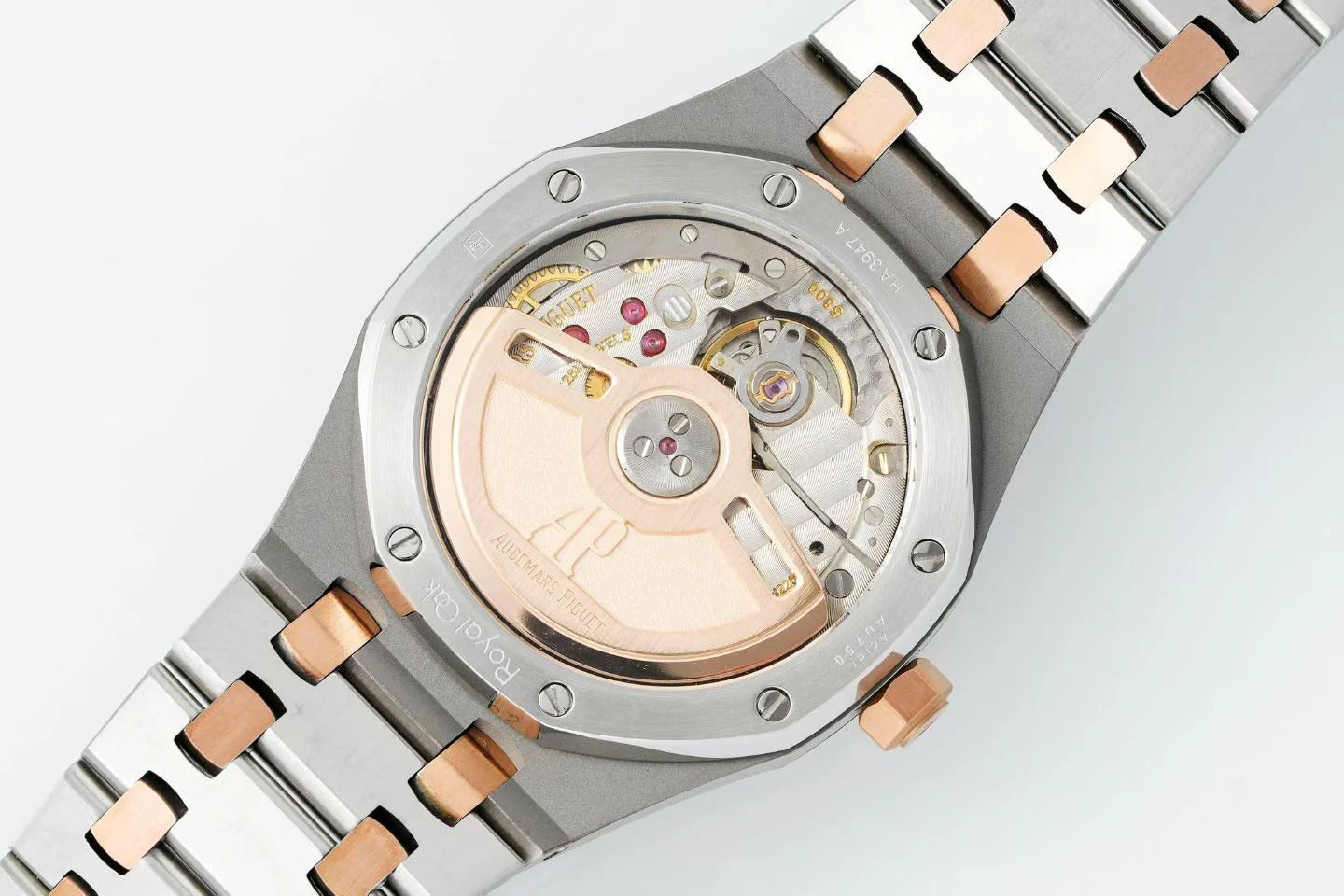 Audemars Piguet Royal Oak 34mm Sliver Case Brown Dial Pink Gold Steel
