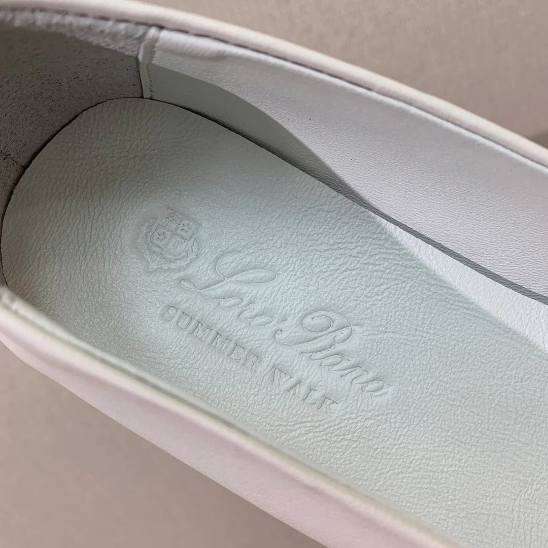 LP REBECCA BALLERINAS SNOW CALFSKIN