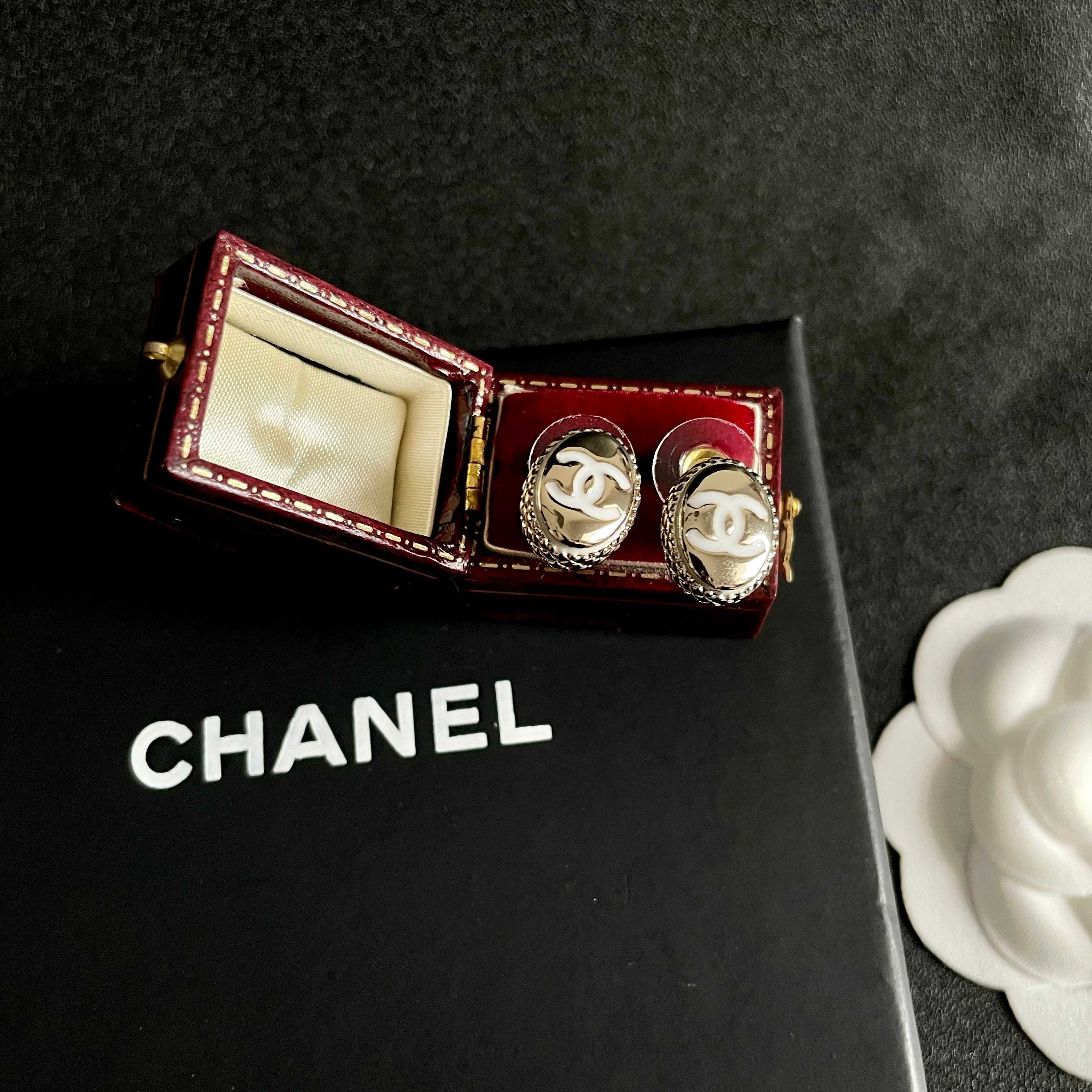 CC    Double C Gold Earrings
