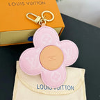LV Vivienne Head Bag Charm in Monogram Pink Canvas