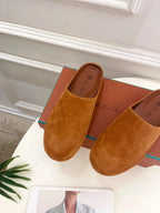 LP 25S MULES IN BURNT ORANGE SUEDE