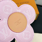 LV Vivienne Head Bag Charm in Monogram Pink Canvas