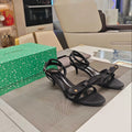 Balenciaga 26s Sandals 55 Satin Leather Ribbon